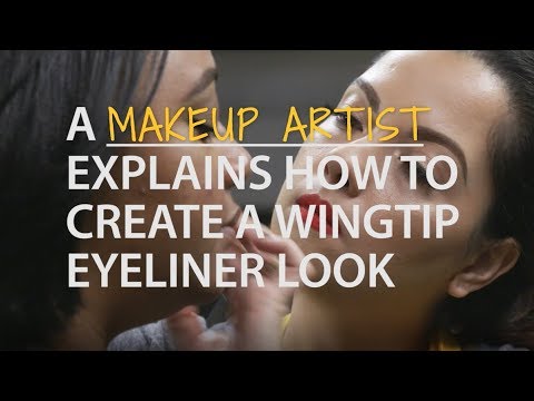 A Makeup Artist Shows You How To Create A Wingtip Eyeliner Look