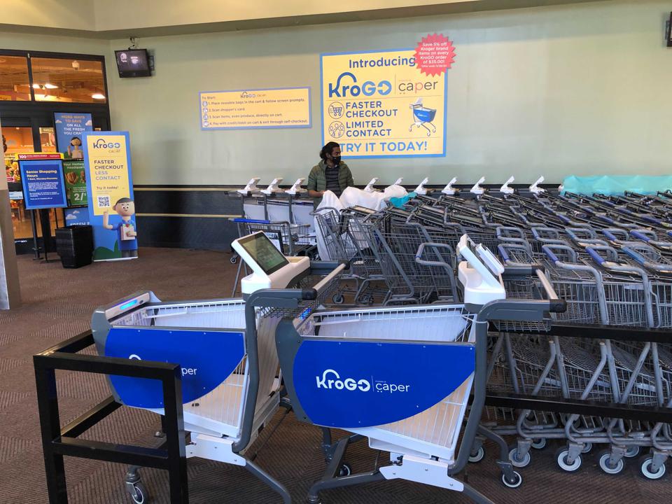 Kroger Is Testing A New Smart Cart That Lets Shoppers Skip The Checkout Line